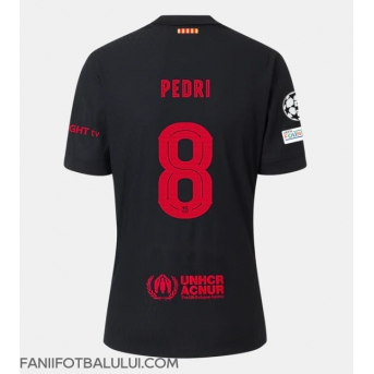 Barcelona Pedri Gonzalez #8 Tricou Fotbal Replică 2024-25 Barbati Deplasare